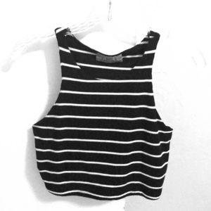 Striped crop top
